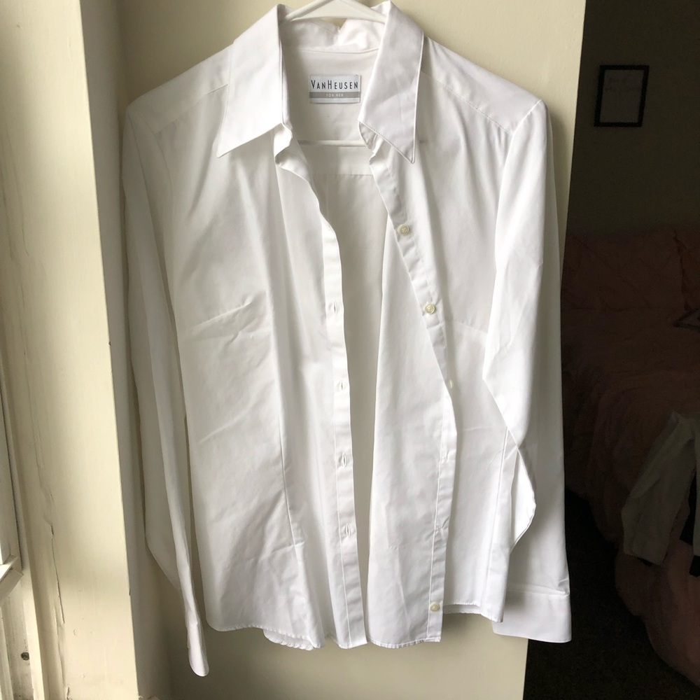 Van Heusen for Her white button down
